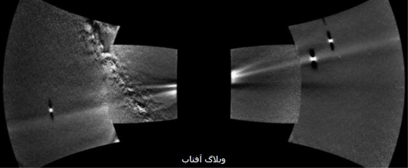 منظره حلقه گرد و غبار در مدار زهره