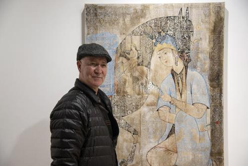 خیال و حذف پرسپکتیو ایده های من با الهام از نگارگری است