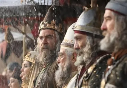 تصویری از حسام منظور در نقش پدر سلمان فارسی